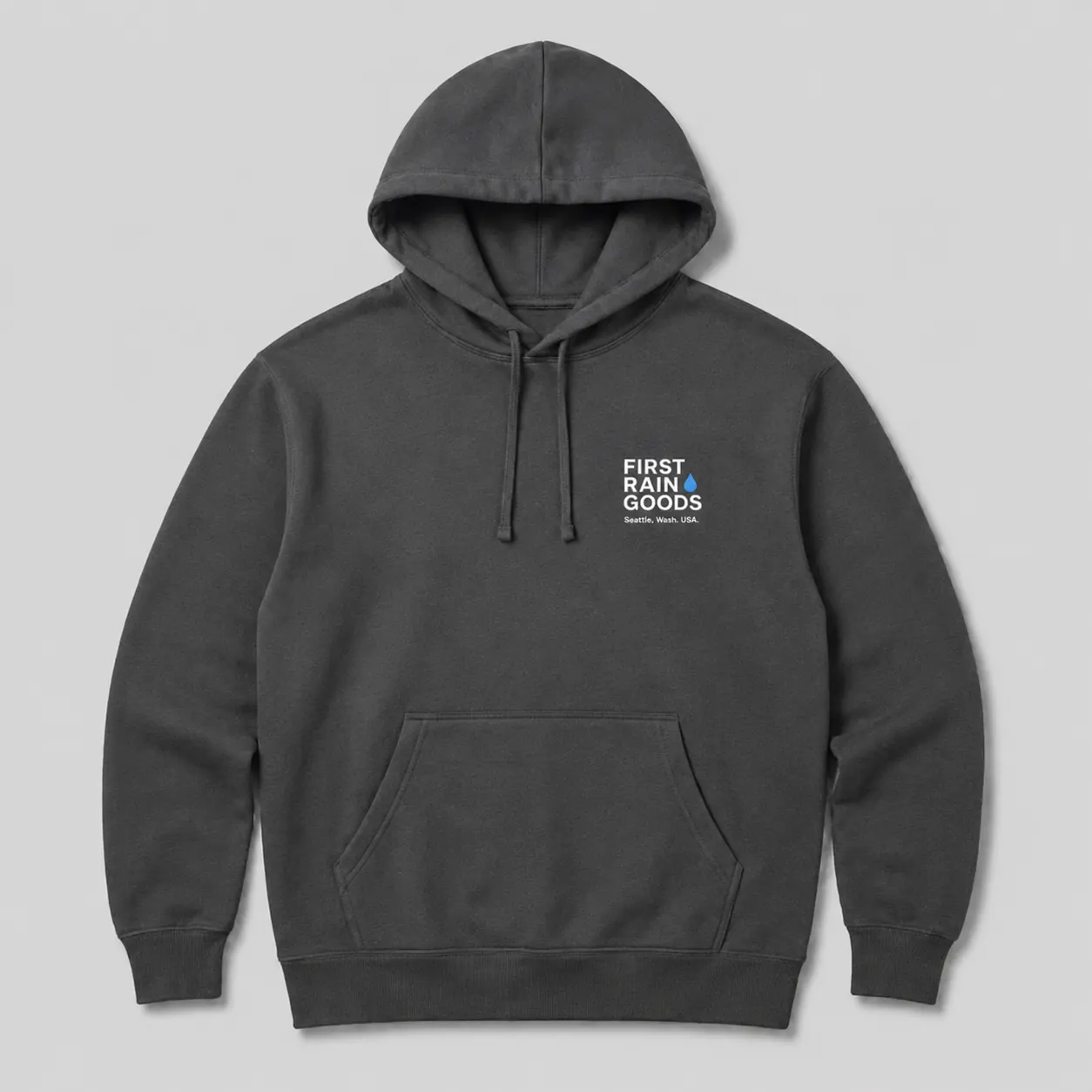 Charcoal First Rain Goods hoodie
